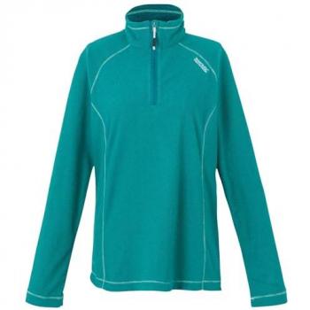 Regatta Women's Lightweight Half-Zip Fleece Montes Green, Size 8
