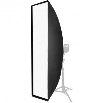 Neewer 35 x 160 Centímetros Caja de Luz Rectangular con Bowens Montura Speedring, Difusor Suave y Bolsa para Speedlite Estudio Flash Monolight, Retrato y Fotografía de Productos