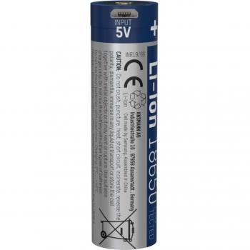 Pila 18650 Recargables MicroUSB Ansmann - 2600mAh