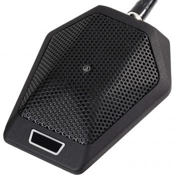 Audio-Technica U891RBO Omnidirectional Condenser Boundary Microphone, Black