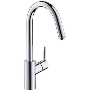 Hansgrohe 14872000 Talis S² grifo de cocina abatible con caño extraíble, cromo