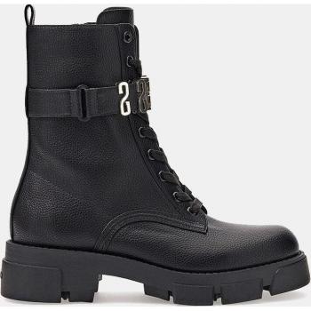 Guess Madox Lettering Logo Combat Boots