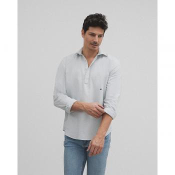 Camisa polo verde para hombre de estilo clásico y elegante