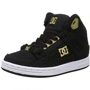 DC Shoes Rebound TX SE, Zapatillas Altas Para Niñas, Negro