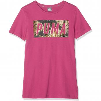 Puma Style Graphic 1 Camiseta, Niñas, Magenta Haze, 128