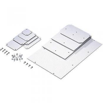 Rittal PK 9548.000 Mounting Plate for Distribution Board, Phenolic Paper, Grey-White (RAL 7035), 1 pc(s)
