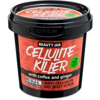 Beauty Jar - Exfoliante corporal seco anticelulítico Cellulite Killer - Café y Jengibre