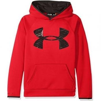 Highlight Under Armour Af Storm-Sudadera con capucha para niño, color rojo