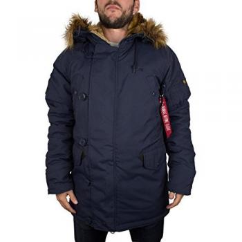 Alpha Industries Men's Explorer Winter Jacket - Rep. Blue, Small