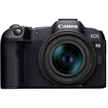 Canon EOS R8 Mirrorless Camera with RF 24-50mm f/4.5-6.3 IS STM Lens