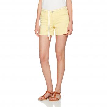 ONLY Onlclaudia Reg Belt Shorts Pnt, Pantalones Cortos para Mujer, Amarillo