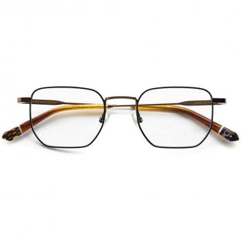 Etnia Barcelona Fontaine BZBK Men's Eyeglasses Black Size 48 - Blue Light Block Available (Frame Only)