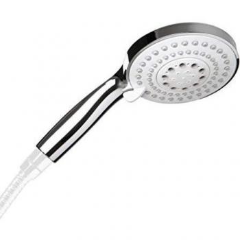 TATAY Alcachofa Ducha Jerez, 12 cm de Diámetro, de ABS, 4 posiciones, Sistema de Ahorro de Agua y Antical Cromado