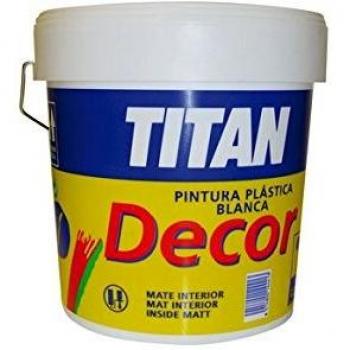 Titan M100525 - Pintura plastica decor cofac mate interior 20 kg