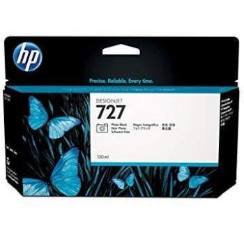 HP 727 Photo Black Original Ink Cartridge, 130ml Volume, B3P23A