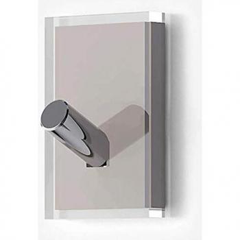 Gedy Rainbow Percha, Resinas termoplásticas, Transparente Beige, Simple