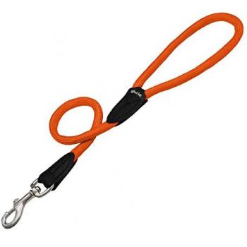 Correa de Nylon Redondo para Perro Gloria 1 x 60 cm Naranja