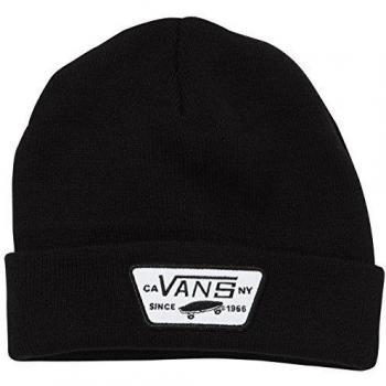 Vans Milford Beanie Wool Cap, Black, Female, Size: ONE SIZE