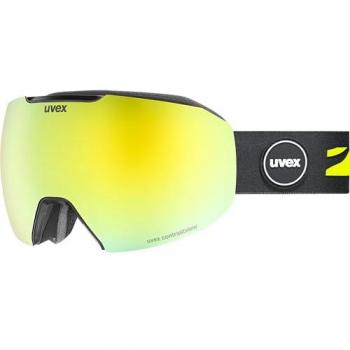 Máscara de Esquí Uvex Epic Attract Negro con Lente Fotocromática Amarillo Verde