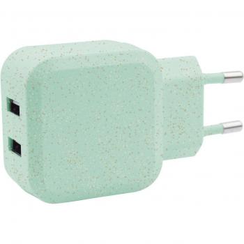 Cargador de red USB Dual Inves S-ECO-028C-GR
