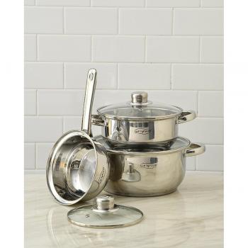 San Ignacio Set 6 piezas batería de cocina acero inoxidable