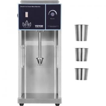Licuadora para helados Vevor 400W, batidora de alta velocidad 4200 rpm, ajuste de velocidad continuo, acero inoxidable 304