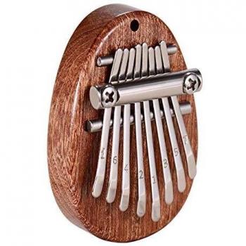 Kalimba - Minipiano de 8 teclas de alta calidad, instrumento de percusión accionado con los dedos, adecuado para principiantes de música, el mejor regalo de Navidad para niños, familia y amigos