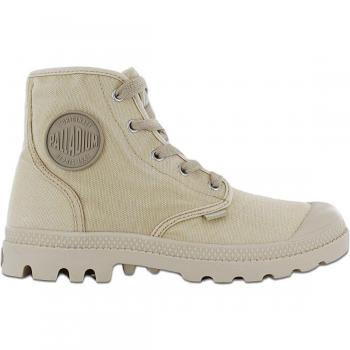 Palladium Pampa Hi Women's Boots Canvas Beige 92352-238-M ORIGINAL