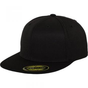 Gorra Yupoong Flexfit Unisex Premium 210 Ajustable Visera Plana L/XL Negra