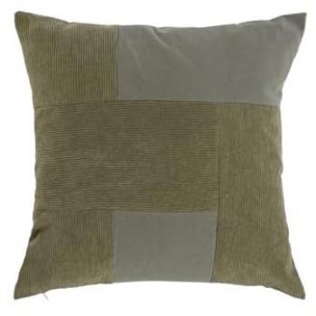 Cojín Home ESPRIT Verde Patchwork Cottage 45 x 45 cm