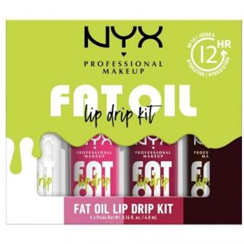 NYX Professional Makeup Fat Oil Lip Drip Gloss Set 4x4.8 ml