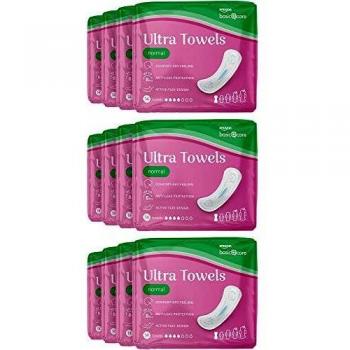Amazon Basic Care Toallitas Ultra, normal, 12 paquetes de 14