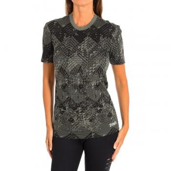 Camiseta Deportiva Zumba manga corta y cuello redondo para mujer