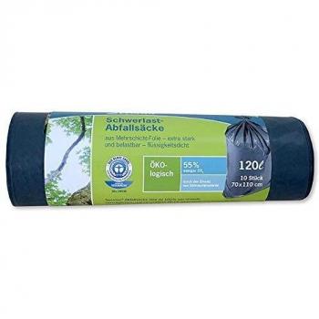 1x10 Secolan Schwerlast Abfall- säcke 120 l gris/negro