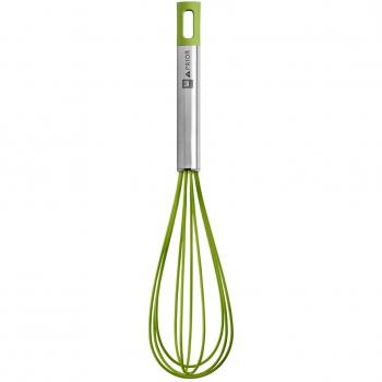 BRA Prior Batidora de Cocina Apta para el Contacto con los Alimentos, Acero INOX, Nailon y Silicona, Verde, 31 cm