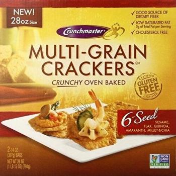 Crunchmaster Oven Baked Crunchy Multi-Grain Crackers, 28 Ounce