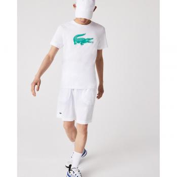 Pantalón corto ultraligero de hombre Lacoste SPORT blanco