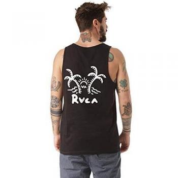 RVCA Palmer 2020 - Camiseta sin Mangas, Color Negro Negro S