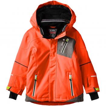 Killtec Niños chaqueta Matz Jr, infantil, color Orange - Orange/gris Mélange, tamaño EU: 146