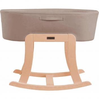 Micuna Nacelle - Minicuna balancín, color natural / blanco / marron