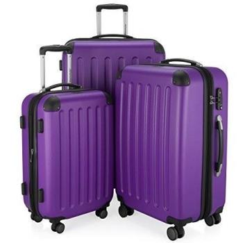 HAUPTSTADTKOFFER Spree, Juego de maletas, Morado