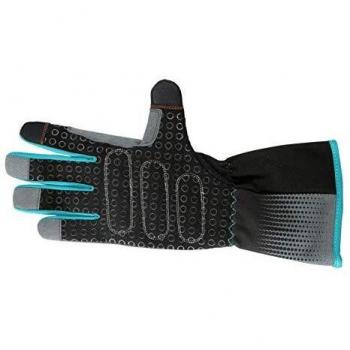 Gardena Guante de Rosas Talla 9/L, Turquesa, Negro, Gris, Naranja