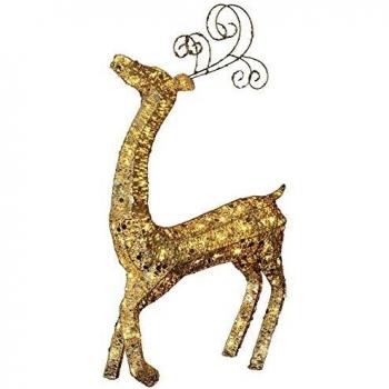 Star 803 – 10 iluminación decorativa, metal, Oro, 64 x 23 x 122 cm