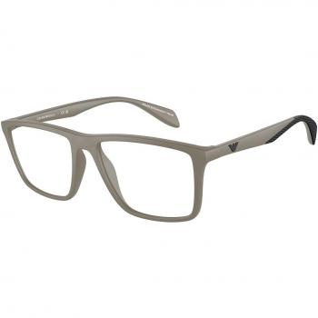 Emporio Armani EA3230 5437 Men's Eyeglasses Brown Size 55 - Blue Light Block Available (Frame Only)