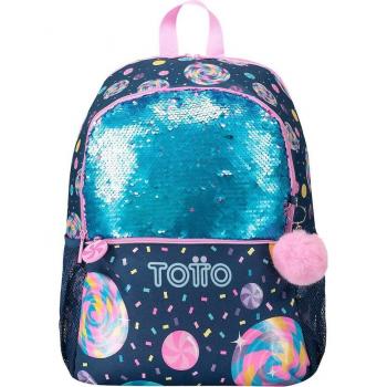Mochila escolar grande de dulces y piruletas - Sweet Candy