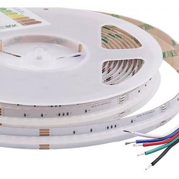 Tira LED RGB+W COB 5m 896Led/m 100W IP20 RGB + Blanco frío