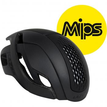 SHIMANO LZ Bullet MIPS Casco, Unisex Adulto, Negro Mate, M