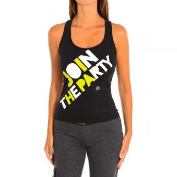 Camiseta sin mangas Zumba negra