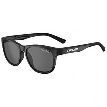 Tifosi Swank Polarized Sunglasses - Black Smoke - Unisex Size