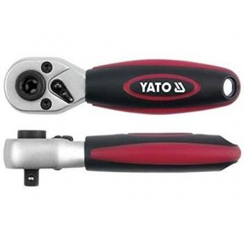 Yato YT-0331 - Carraca 1/4 105 mm para tapas y bits Yato